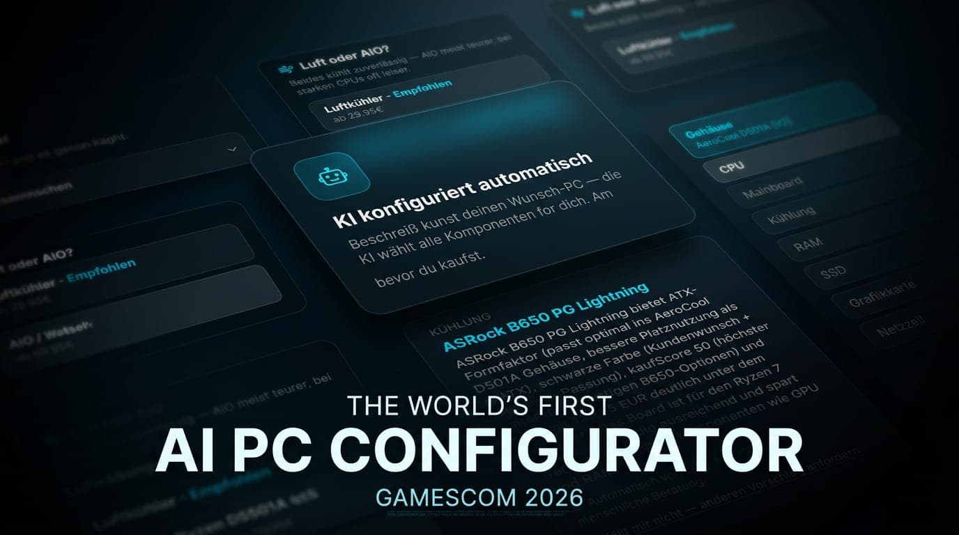 The World's First AI PC Configurator — Gamescom 2026